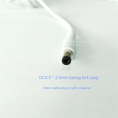 3m White Thick Copper 12V Monitoring Power Extension Cable - DC5.5*2.5mm Male To Female - for Projector