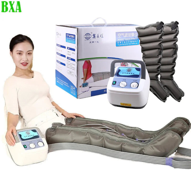 8 Cavity 6 Cavity Electric Air Compression Leg Massager Physiotherapy Promote Blood Circulation Lymphatic Drainage Body Massage