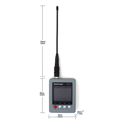 SURECOM SF-103 Portable Frequency Counter Walkie Talkie Frequency Meter 2Gen 2MHz~2.8GHz SF103 For DMR & Analog Two Way Radio