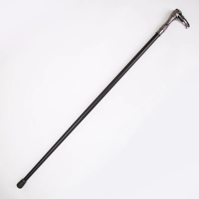 1pc Eagle Falcon Walking Cane Stick Elegent Eagle Head Metal Cane Walking Canes Man Hand Free Cane Crutch COSPLAY Weapon Props