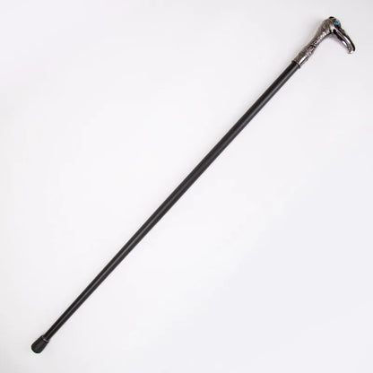 1pc Eagle Falcon Walking Cane Stick Elegent Eagle Head Metal Cane Walking Canes Man Hand Free Cane Crutch COSPLAY Weapon Props