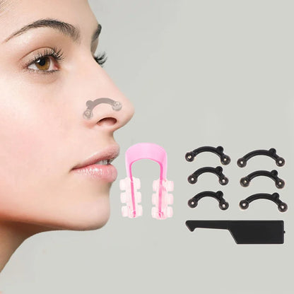 1Set Female Upper Nose Clip 3 Sizes Beauty Upper Nose Lifting Bridge Plastic Massage Tool Painless