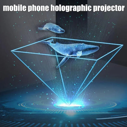 3D Holographic Projection DIY Scientific Experimental Technology Product Children's Phone Display Projector Bracket Technology