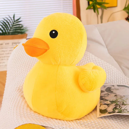 23cm-55cm Cute Big Yellow Duck Mini Plush Dolls Toy Soft Cartoon Stuffed Animal Toys Birthday Gifts for Girl Children Kids Baby