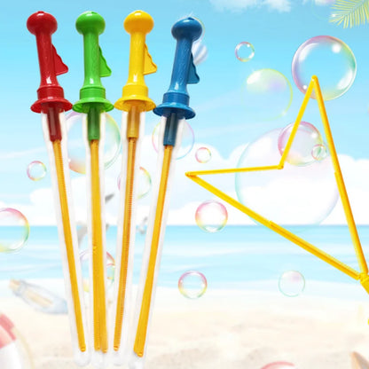 46cm Big Bubble for Kids Wand Western Bubble Wand Colorful Bubbles Making Toy  Playing In The Water Summer Toys for Kids Outdoor