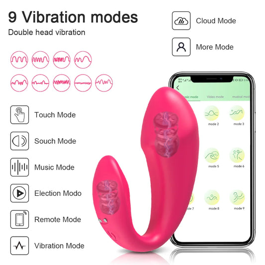 Wireless Remote Control Vibrators Wear Vibrating Love Egg Toy for Couple Sex Toys APP Vibrator Bluetooth Dildo Female for Women