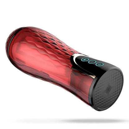 Soft Rechargeable 6-Mode Automatic Sucking Heating Realistic Pussy Vagina Male Masturbator Sex Simulated Blow job Toys for Men