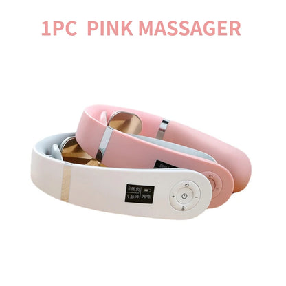 S10 Cervical Spine Instrument Massager Office Neck Pulse Hot Compress Red Light Shoulder And Neck Massager Voice Control