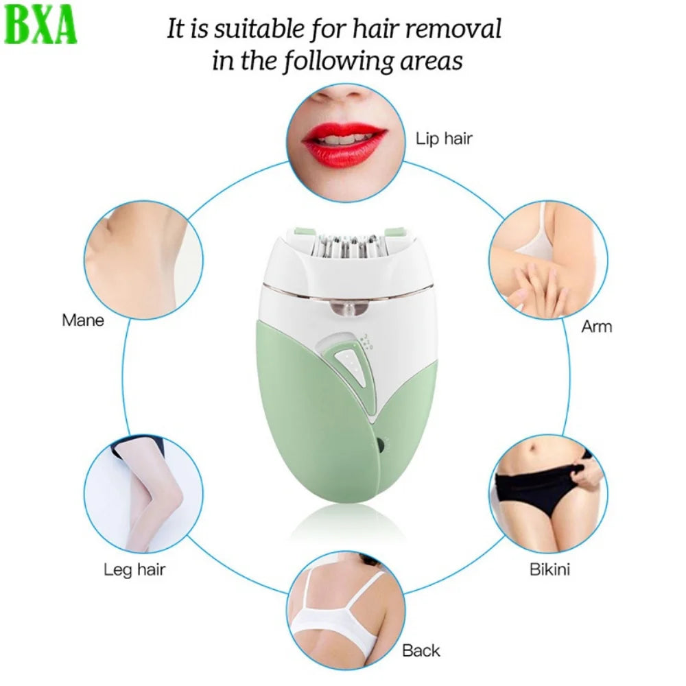 Rechargeable Bikini Leg Razor With Light NEW Hair Remover Electric Epilator Female Shaving Machine Painless Depilatory