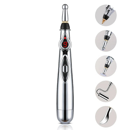 1PCS Electronic Acupuncture Pen Electric Meridian Laser Therapy Healing Massage Pen Meridian Energy Pen Muscle Relaxation Tool