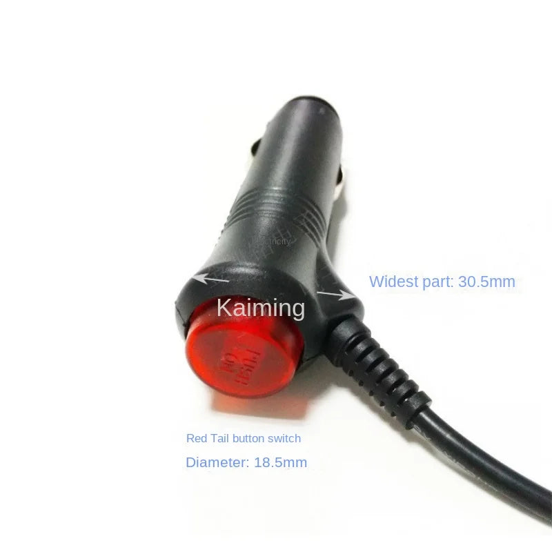 Thick Copper, 1.5mm², 10A, 12V Surveillance DC Power Cable, 0.25m, DC 5.5*2.1mm Connector