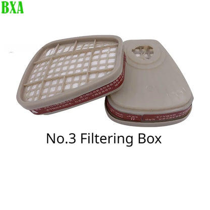 Accessories Filtering Cartridge Box Replaceable for 6200/7502/6800 Mask Chemical Painting Spraying Safety 2pcs/Set Not Mask