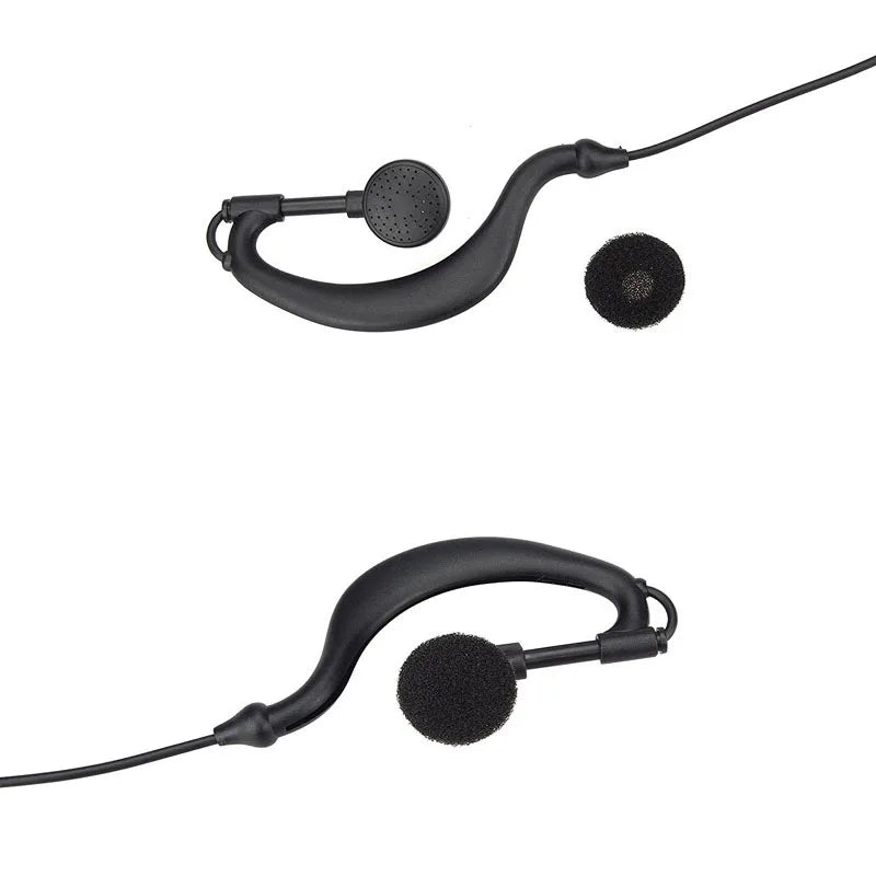 10pcs 2-pin Ear hook PTT Mic Microphone Headset For Motorola EP450 EP350 CP040 GP300 GP88S GP2000 CP140 CP160 HYT TC-600 Radio