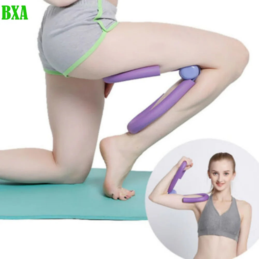 Multifunctional Leg Device S type Trainer Leg Muscle Thin Stovepipe Clip Slim Leg Fitness Gym Thigh Master Arm Chest Waist