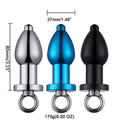 1PCS Metal Anal Plug Butt Plug Anal Cleaner Aluminum Alloy Removable Hollow Sex Toys for Couples Women Men