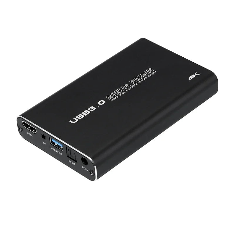 Wholesale HD Video Player with U Disk and SD Card Support - Built-in Hard Drive - USB 3.0 - 4K HDMI Output