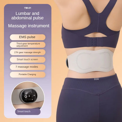 EMS Massage Belt SKG Same Plastic Abdominal Massager Heating and Soothing Pulse Warming Uterus Belt