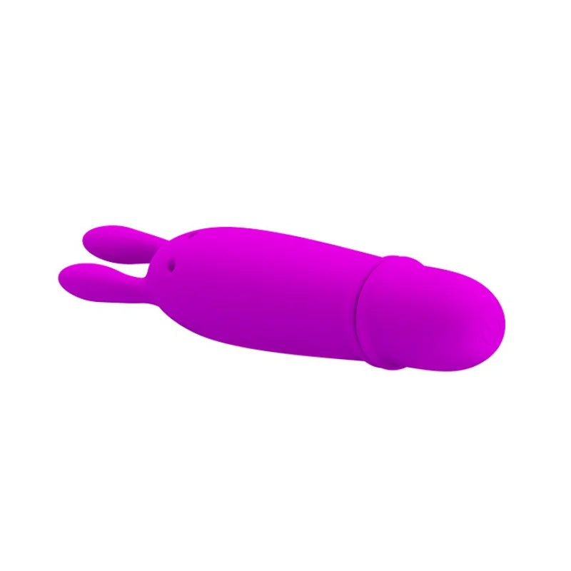 Soft Silicone 10-Modes Strong Vibrating Waterproof G-spot Rabbit Vibrator Vibrating Egg Masturbator Mini Sex Toys for Women