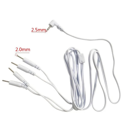 2 Pins/4 Pins Head 2.5mm/3.5mm Plug 2way 4way Type Electrode Cable Wire For Tens Acupuncture Electrical Nerve Muscle Stimulator