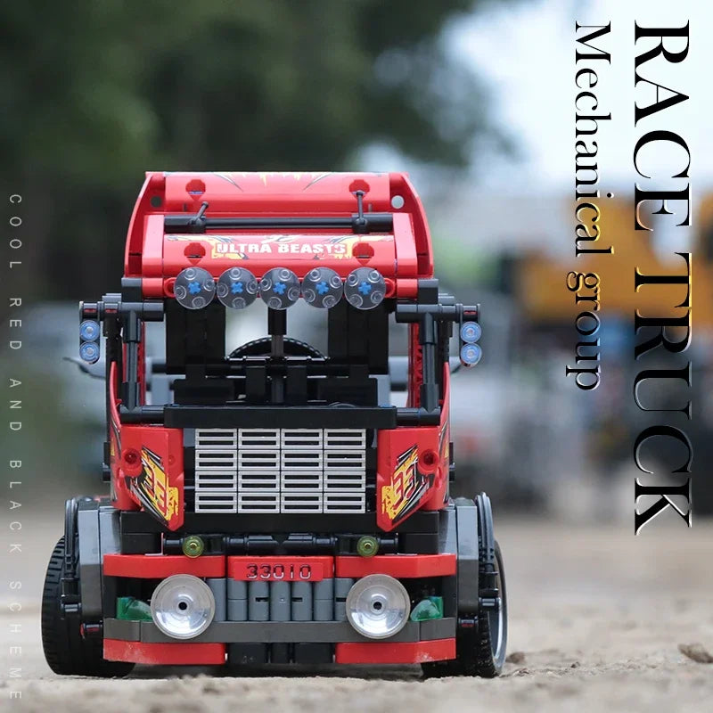 1051PCS 2in1 Bricks Toy Technology Heavy Truck Speed Car Building Blocks City Transport Truck Vehicle Construction Gifts For Boy