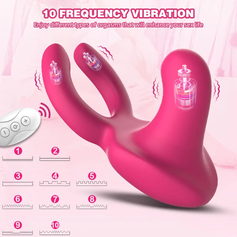 Vibrator Clitoral G-spot Stimulation Massager Three Motor Vibration Female Wearable Vaginal Massage for Women Adult Toy Sex Shop