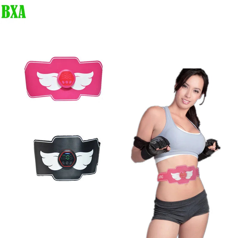 EMS Intelligent Abdominal Muscle Body Slimming Belt Massage Stickers Stimulator Fitness Home Gym Electric Hip Trainer Abdomen