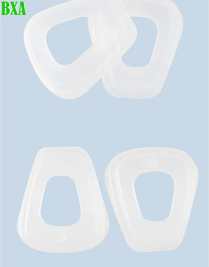 Gas Mask for 6011-6016  Filter Cotton Fixed Cover Dust Accessories Plastic 2 PCS/bag Used with Particulate Cotton and Filter Box