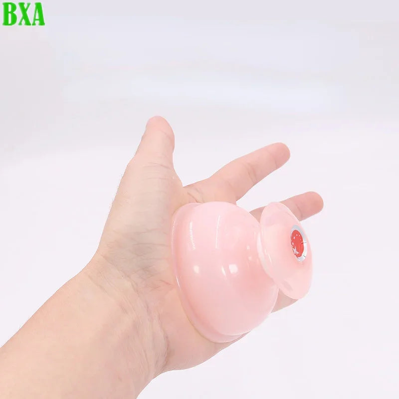 BXA Silicone Vacuum Cup Body Massager Anti Cellulite Vacuum Cans Silicone Suction Cups Back Neck Full Body Massage Helper