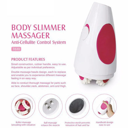 1PC Whole Body Slimming Massage Machine Massage Slimming Machine Roller Instrument Abdominal Exercise Handheld Massage Machine