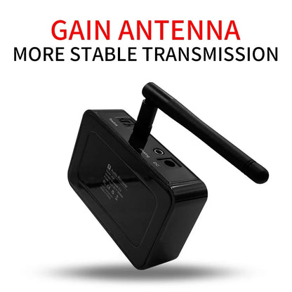 A58 5.0 Fiber Optic Bluetooth 3.5 Output with Antenna, Instant Power On