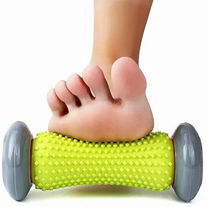 Foot Roller Massage Relives Plantar Fasciitis and Heel Arch Pain Reflex Massage Back Leg Hand Muscles Relax Heat