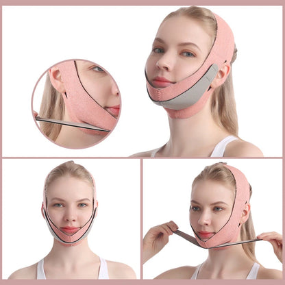 V-line Facial Shaper Elastic Facial Slimming Bandage Chin Cheek Lifting Belt Facial Skin Care Beauty Tool Facial Massage Belt