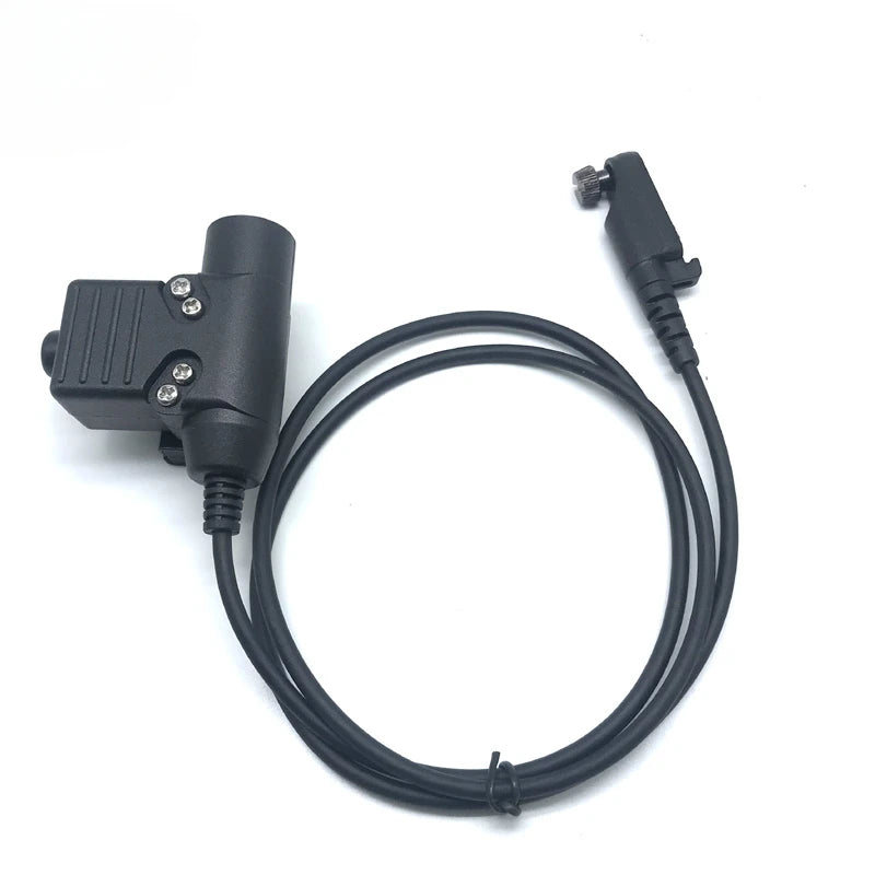 U94 PTT Z Tactical Military Adapter for HYT Hytera PD600 PD602 PD605 PD662 PD665 PD680 PD682 PD685 X1P X1E Two Way Radio