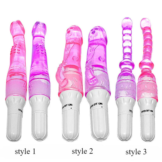 1pcs Flexible Vibrating Long Body Massager G-spot Vibrator Anal Beads Anal Plug Flirt Stick Masturbator Sex Toys for Women Men