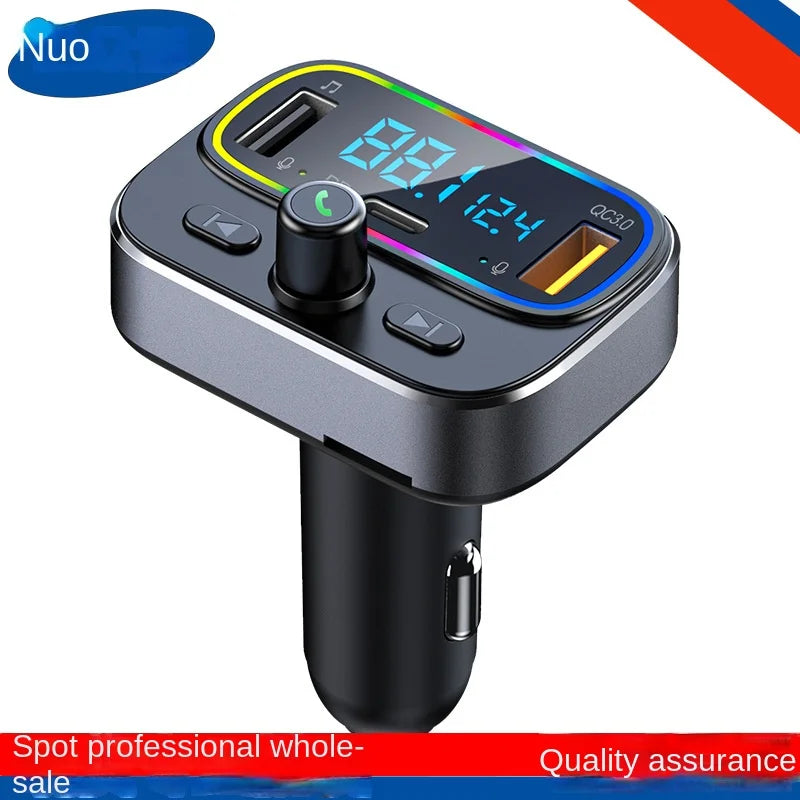 T66 RGB Car Bluetooth MP3 Player , PD 20W Flash Charging, High-Quality Lossless Sound Handsfree Kit, FM Transmitter