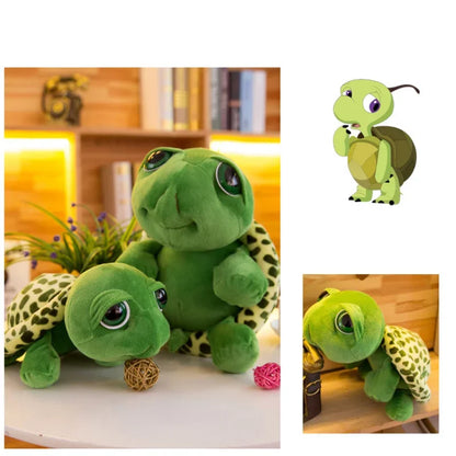 Stuffed Pillow Plush Turtles Toys Cartoon Big Eyes Tortoise Toys Aniamls Dolls Lovely Soft Plush Toys Dolls for Kids