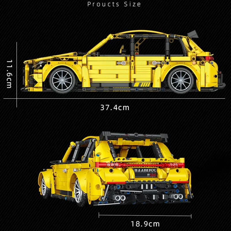 Technical 1870Pcs MOC Racing Sport Car Model Building Blocks City Speed Vehicle Supercar Bricks Toys Children Adult Gifts