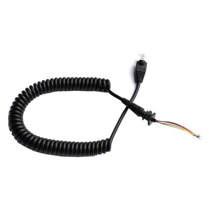 10PCS Replacement HMN3596A PTT Mic Microphone Cable for KENWOOD TM-231 241 Motorola GM300 GM338 GM3188 ICOM HM-118N Series Radio