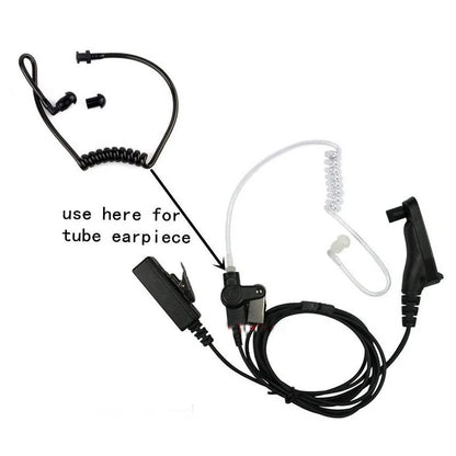 10PCS Replacement Acoustic Coil Air Tube for Motorola Baofeng Kenwood Radio Walkie Talkie PTT Mic Microphone Earphone Headset