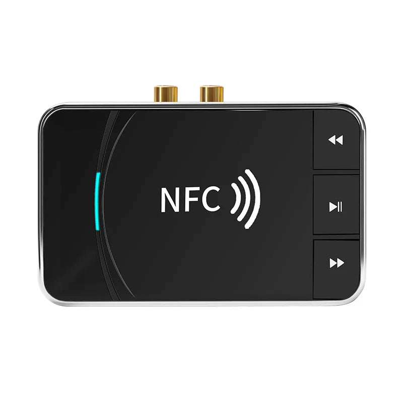 2-in-1 NFC Bluetooth Receiver and Transmitter, RCA Car/Home Audio Adapter 5.0 with USB Audio