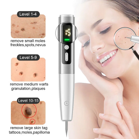 New Portable Skin Tag Remover Laser Plasma Pen Black Mole Wart Remover Pen Electronic Tattoo Finch Mole Dark Spot