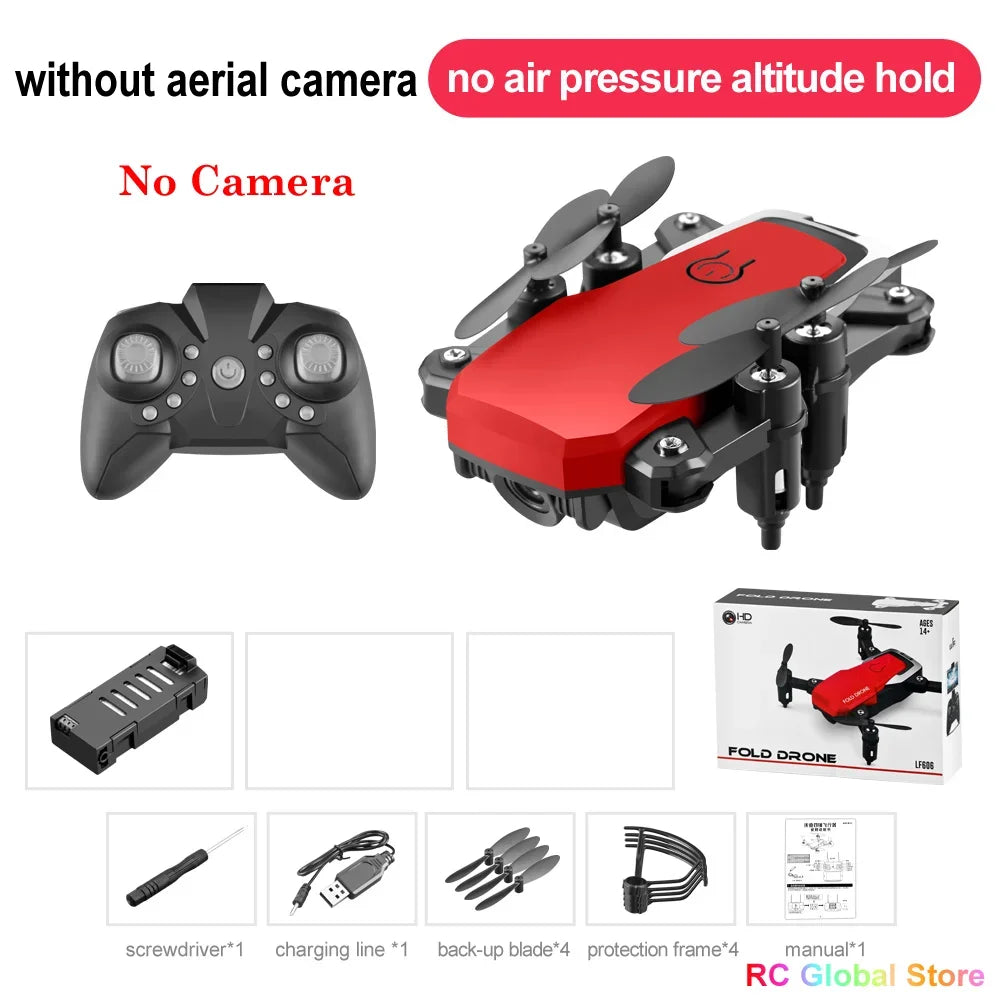 UAV 4K HD Camera RC Drone Quadrocopter Mini LF606 Remote Control Helicopter One-Key Return WIFI Foldable Quadcopter Toy Kid Toys