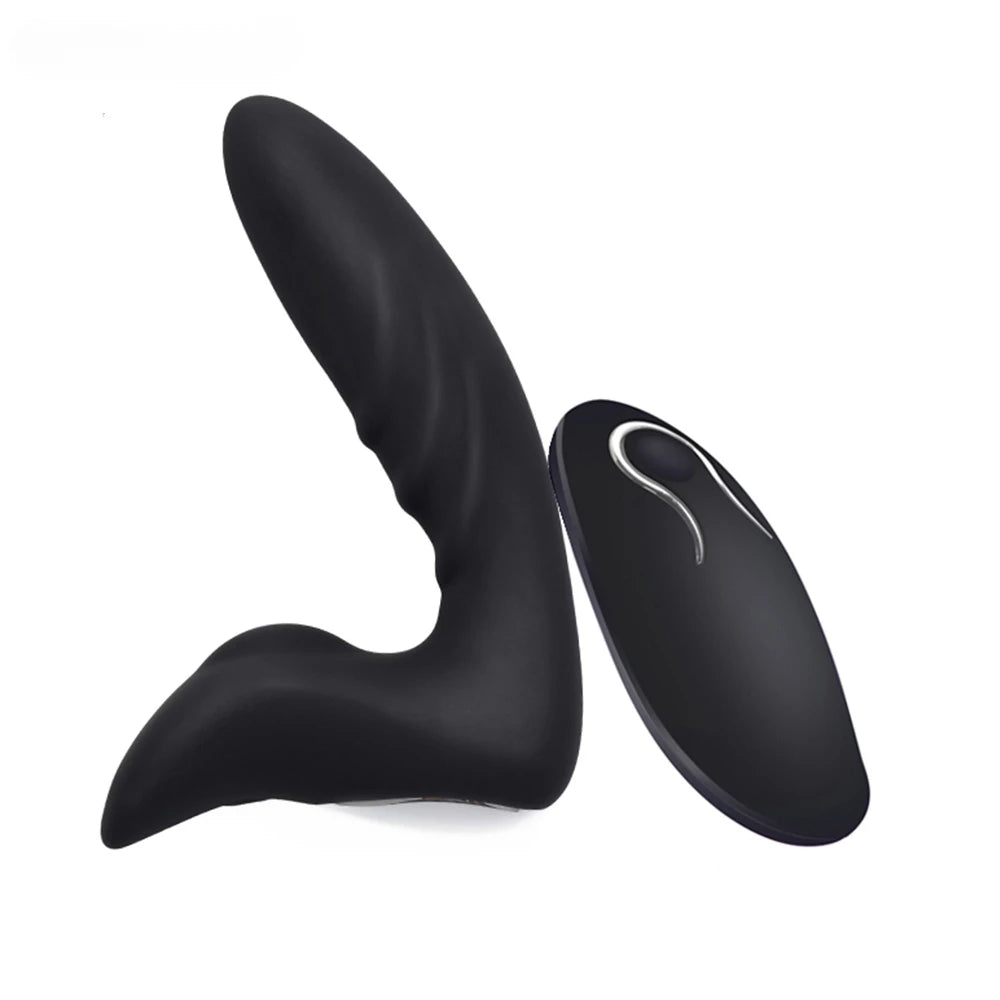 Vibrating Prostate Massager Men Anal Plug Waterproof 10 Stimulation Patterns Powerful Motors Butt Silicone Sex Toys for Adults