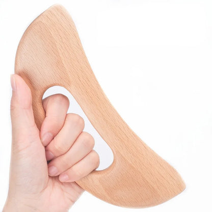 BXA Wooden Scraping Board Massage Gua Sha Tool Slimming Guasha Massage Board Gua Sha Scraper Body Massage Therapy Tool