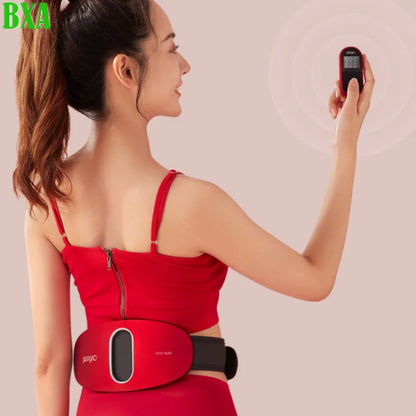 PG-2645RL Electric Menstrual Heating Pad Warm Palace Belt Relief Waist Pain Cramps Vibrating Abdominal Massager Waist Belt