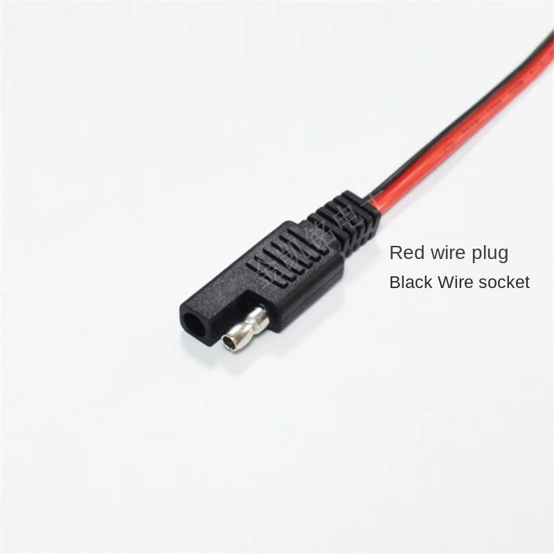 1015/12AWG Copper Wire Assembly with Screw Hole and Dust Cap Power Cord SAE Socket Box Cable 30cm