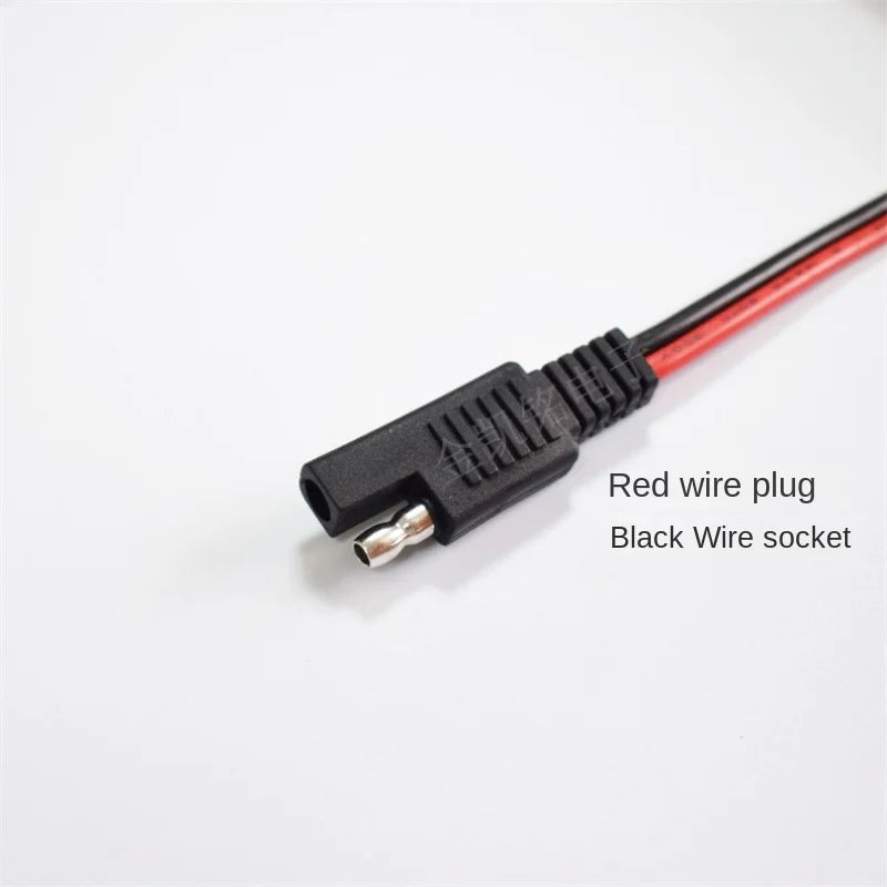 14AWG Solar PV Panel Plug Connection Cable 20A Pure Copper 2mm² SAE Male To Female Extension Wire 50cm