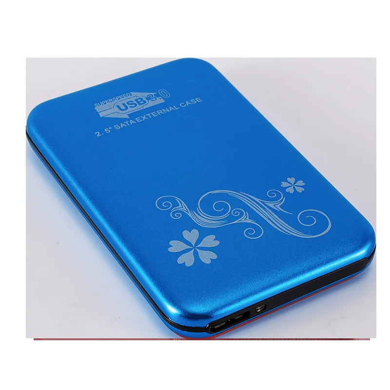 USB 3.0 Hard Drive Enclosure - 2.5" SATA Mechanical HDD Case for Notebook, External Metal Mobile Hard Disk Box