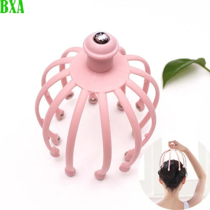 1PCS Multiclaw Steel Ball Scalp Massager Head Scratching Head Massage Octopus Claws Head Massager for Relax & Stress Relief