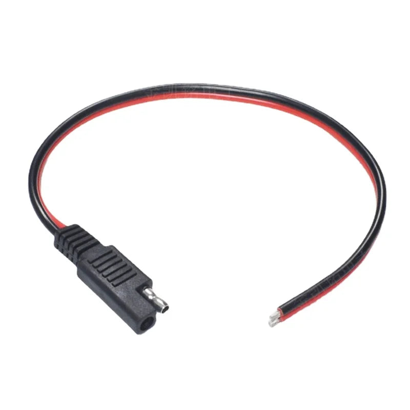 2.5mm²/14AWG Solar Panel Extension Cable - Photovoltaic Connector Wire - 30cm Length - SAE Plug Power Line